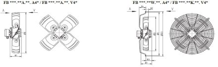 Вентилятор осевой ZIEHL-ABEGG FB050-4EK.4I.V4S Ziehl-Abegg Вентилятор осевой ZIEHL-ABEGG FB050-4EK.4I.V4S Ziehl-Abegg