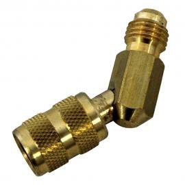 Переходной адаптер под углом 45° Mastercool 90924 (M1/4"SAE х F1/4"SAE)
