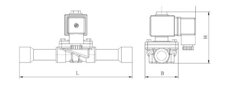 Корпус клапана EVR MDF-A03-10H003 (10s 5/8) Sanhua